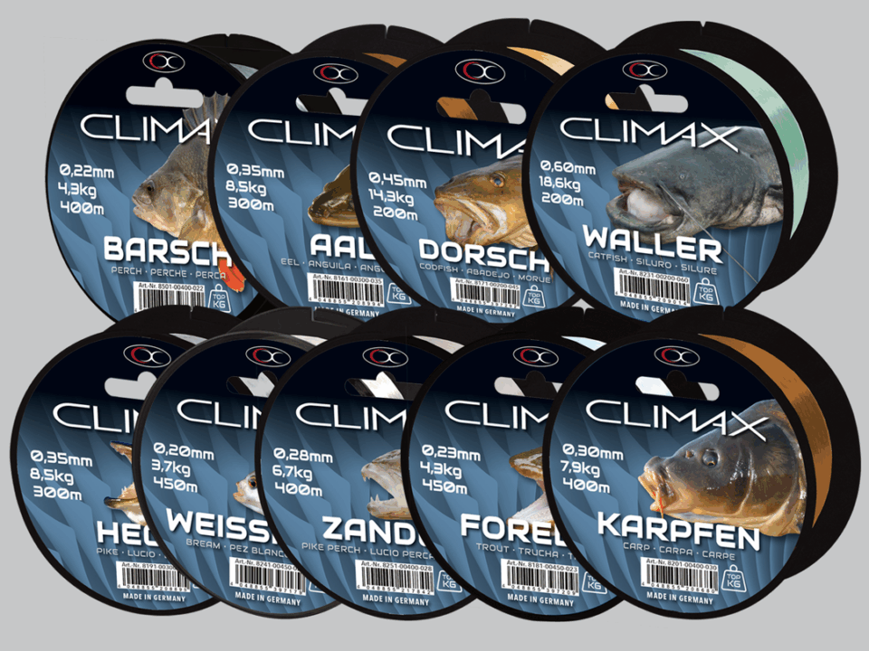 Climax Zielfischschnüre alle