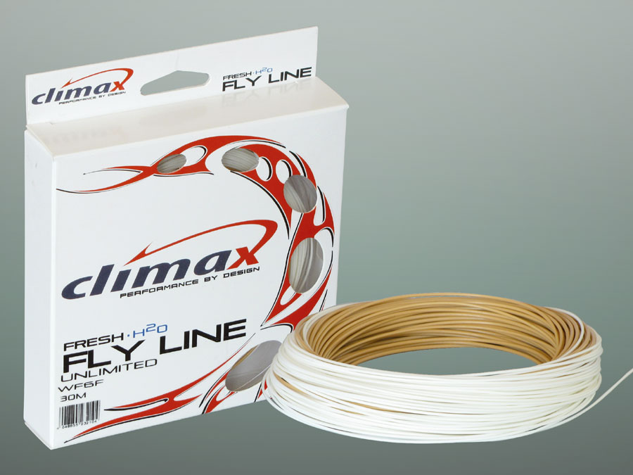 Climax Flyfishing Fly Line Unlimited, Verpackung und Schnur