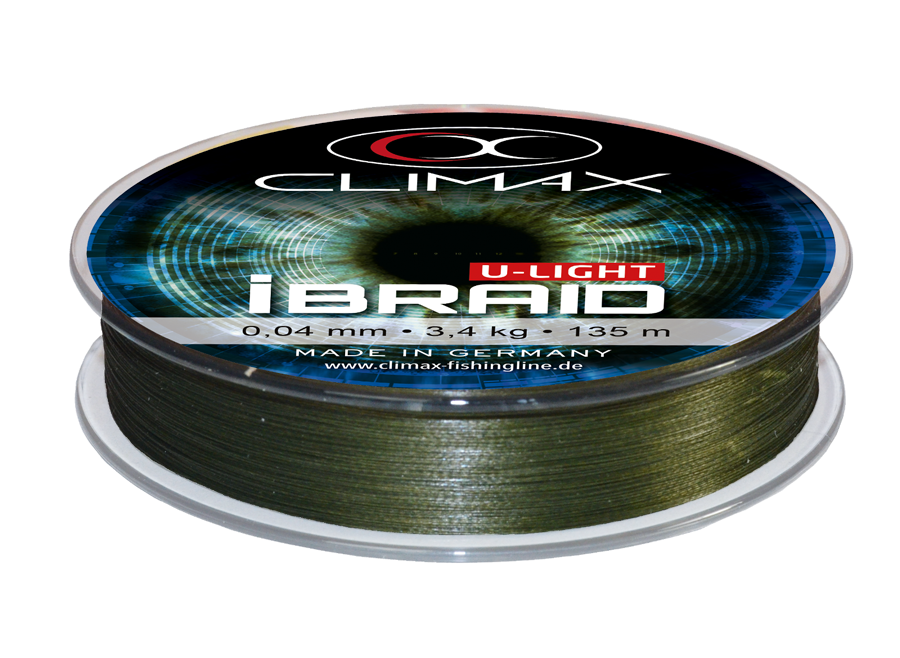CLIMAX iBraid 0,1mm 6,8kg 275m Fluo Red by TACKLE-DEALS !!! 0,14 EUR//m
