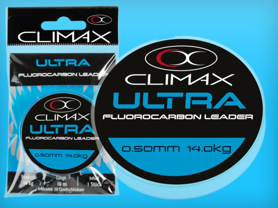 Climax Schlagschnur 50m Fluorocarbon 0,50mm/0,60mm Karpfenvorfach 0,21€/m 